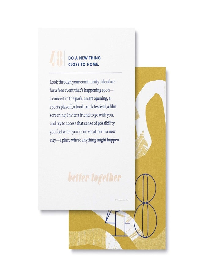 كومبينديوم مجموعة بطاقات أنشطة "معًا أفضل": 52 نشاطًا لإثارة التواصل - Image 3